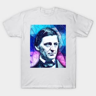 Ralph Waldo Emerson Snowy Portrait | Ralph Waldo Emerson Artwork 5 T-Shirt